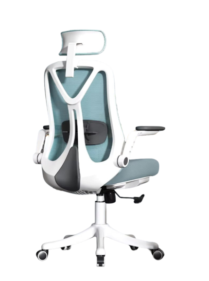 Ergonomic Office Chair White / Blue