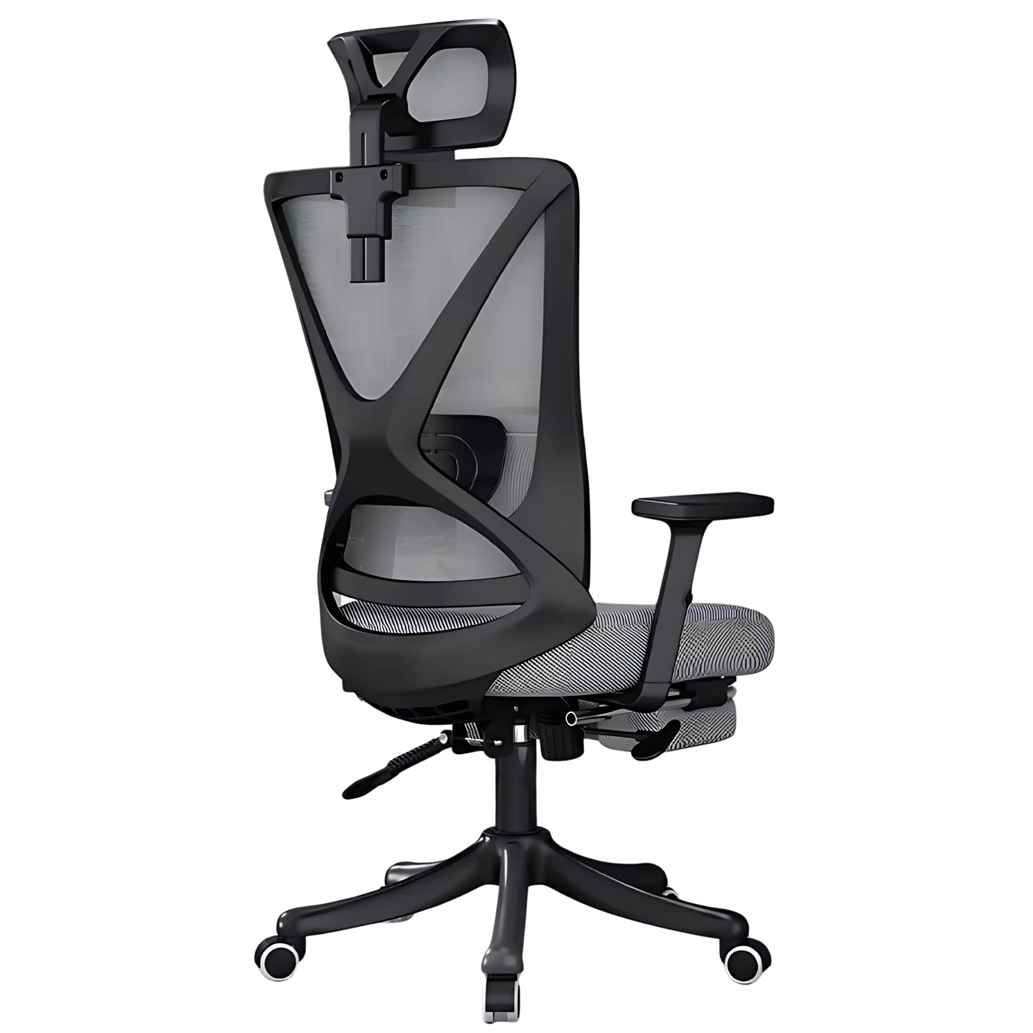 921B.png Elegant Laurel Ergonomic Chairs - Black / Grey - Image 1