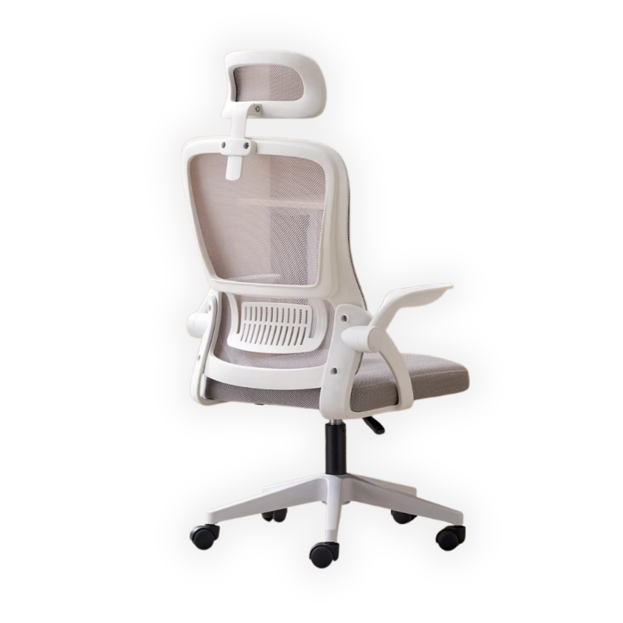 Untitled-Feed-Ad3.png Ergonomic Office Chair - White / Grey - Image 1